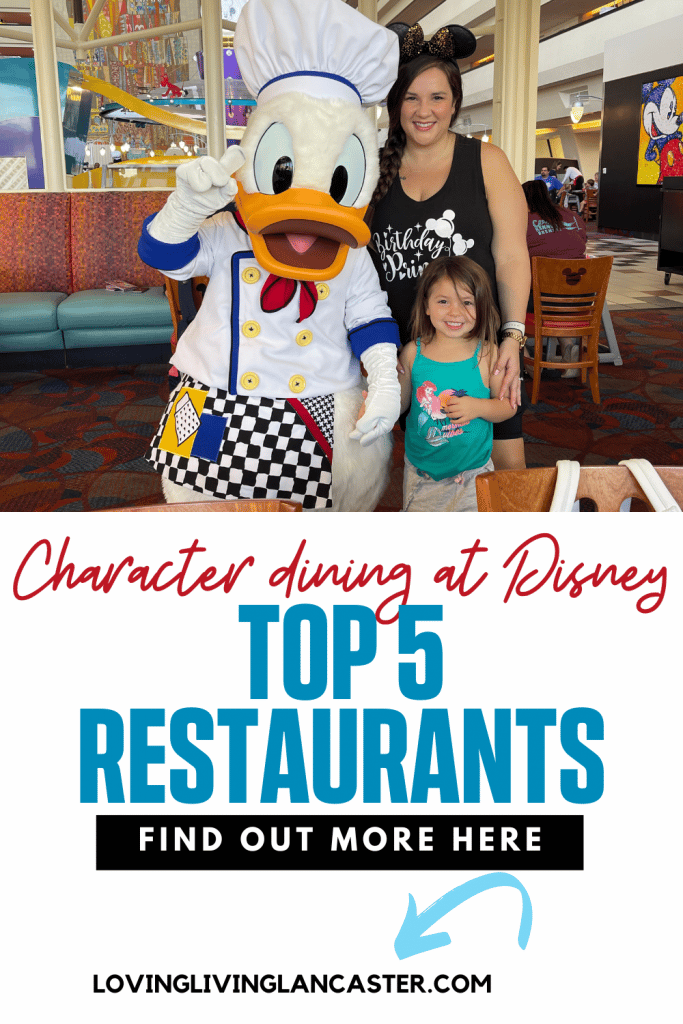 mom and daughter with donald duck
