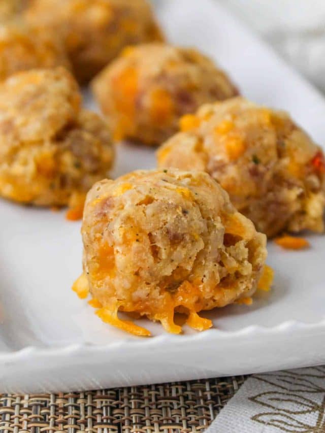 3 Ingredient Sausage Balls Loving Living Lancaster