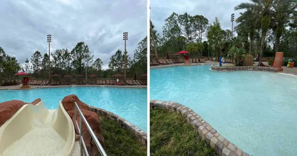Animal Kingdom Lodge pools in June 