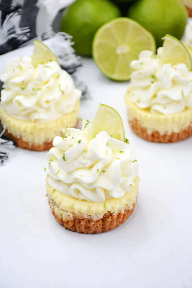 Mini Key Lime Cheesecakes