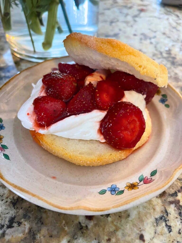 Strawberry Shortcake Biscuits with Refrigerated Biscuits