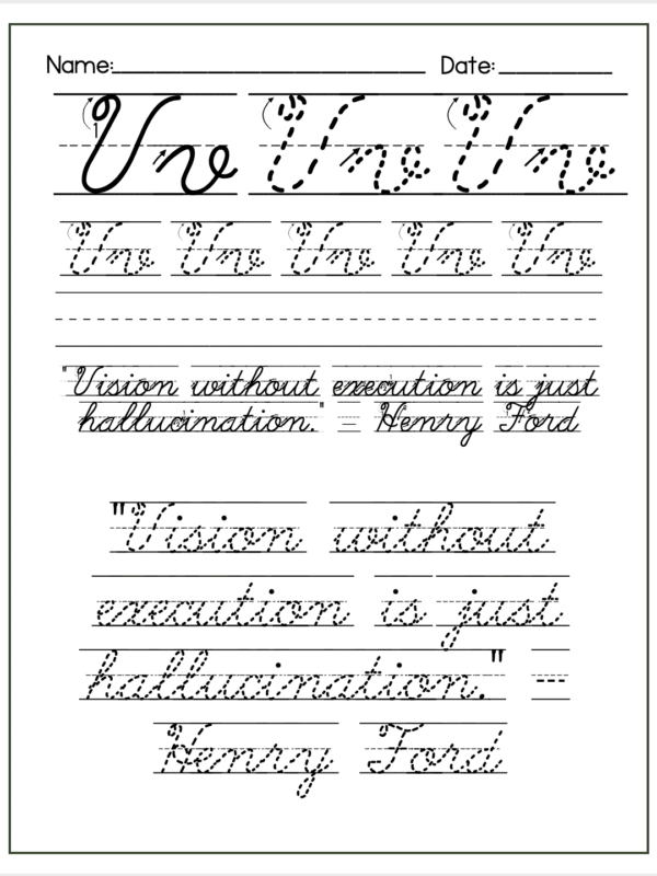 Free Alphabet Cursive Letter Printables 7 U Free Alphabet Cursive Letter Printables
