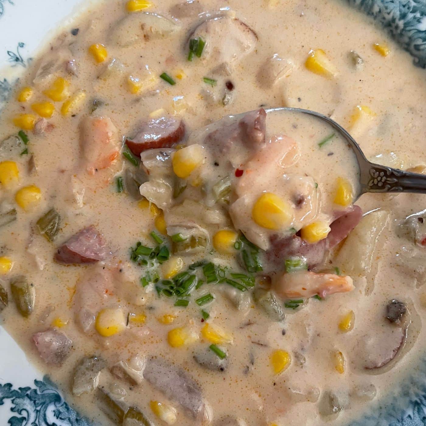 Close Up Photo of Frogmore Chowder Recipe 1 1