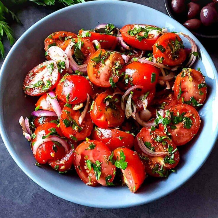 Image for Middle Eastern tomato parsley salad