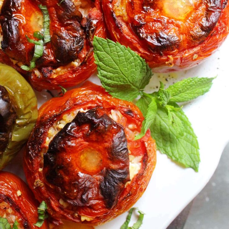 Image for STUFFED VEGETABLES WITH RICE  GREEK GEMISTA