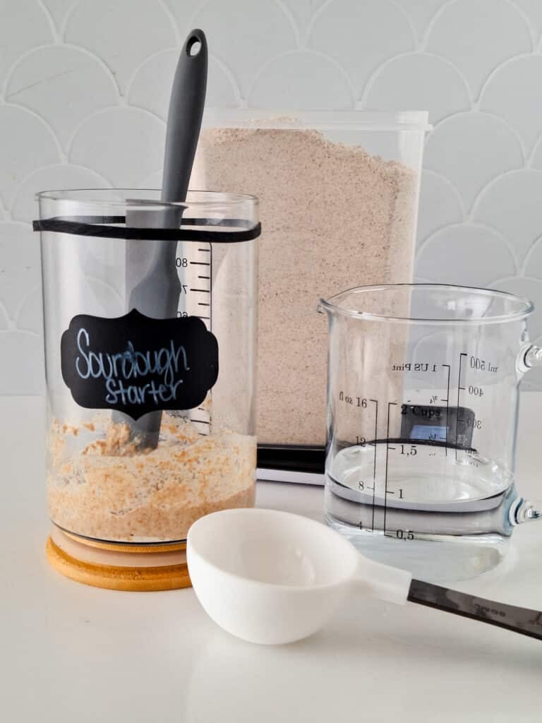 sourdough starter ingredients