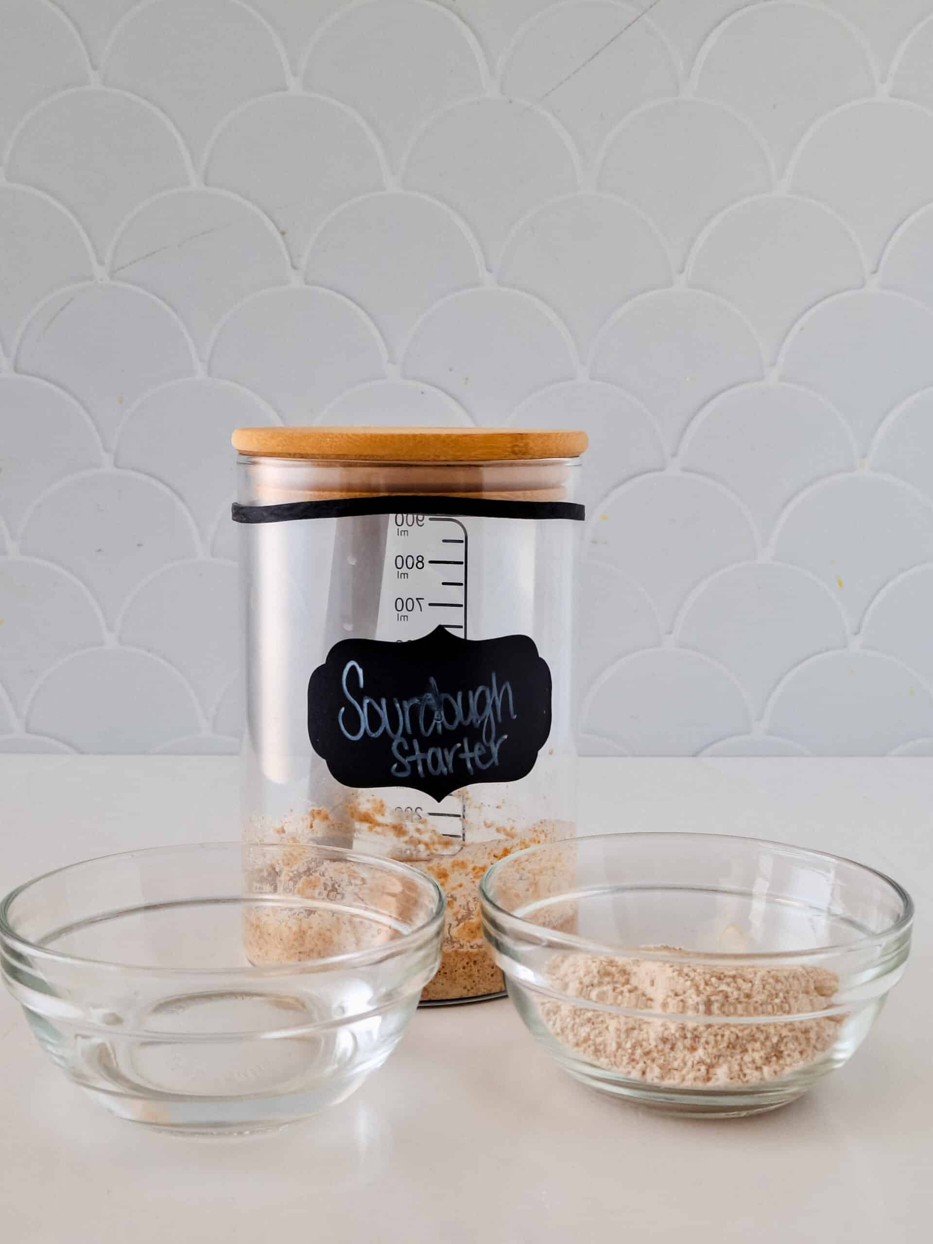 sourdough starter ingredients