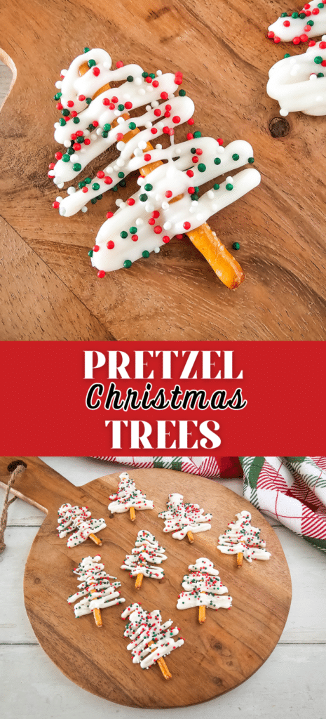 pretzel christmas trees pin lll