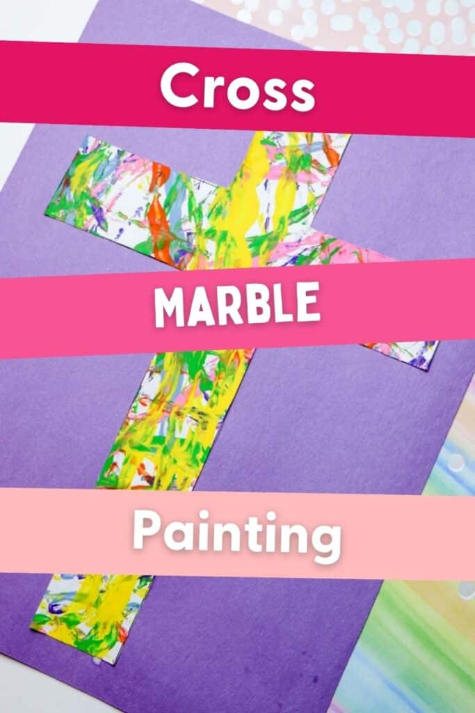 pin cross marble craft