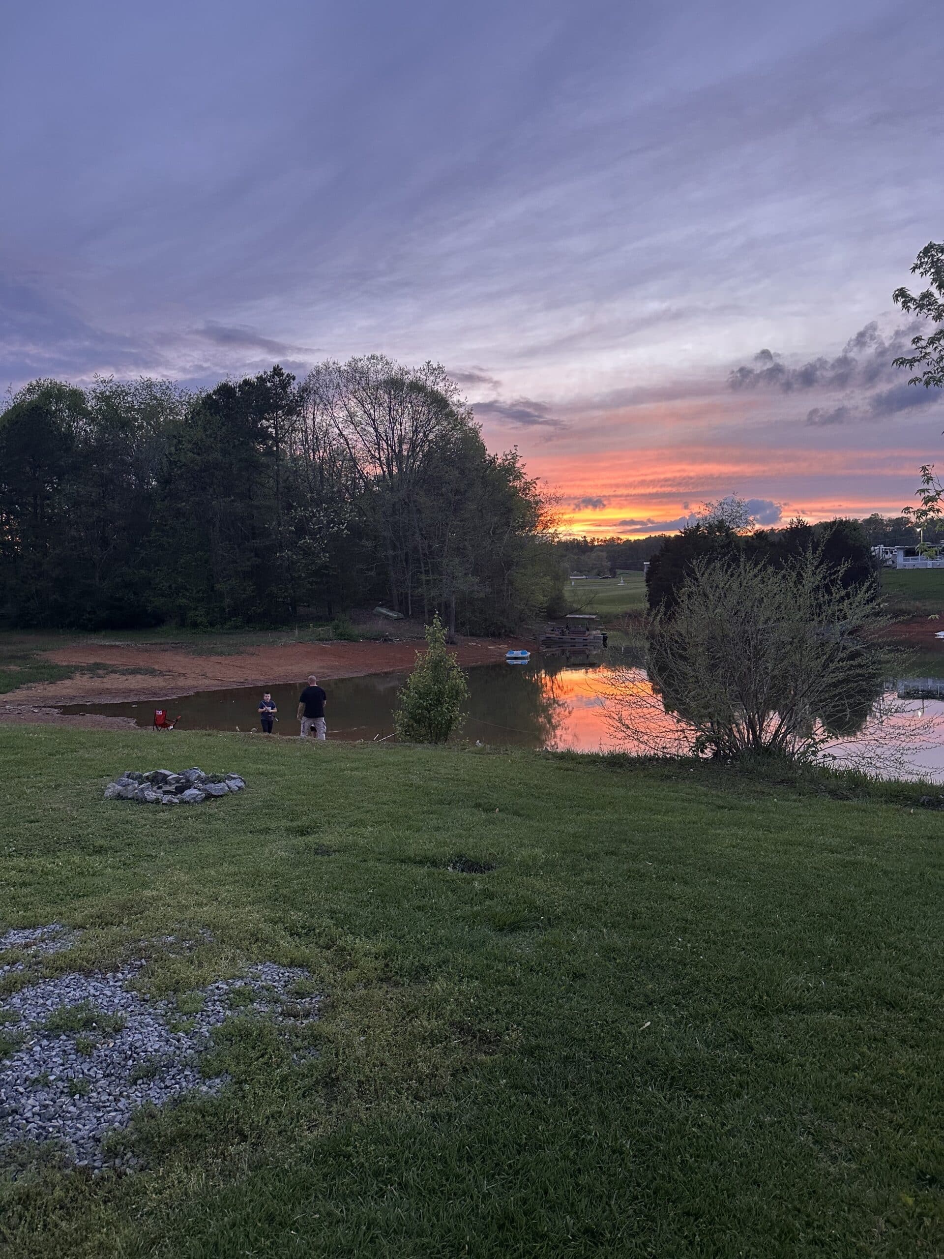 Observation Knob Campground Sunset scaled
